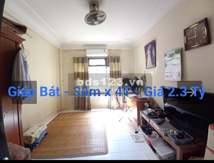 Giáp Bát, gần phố, ngõ rộng, tiện ích diện tích 30m2 đúc 4 tầng giá bán 2.3 tỷ - SĐCC.