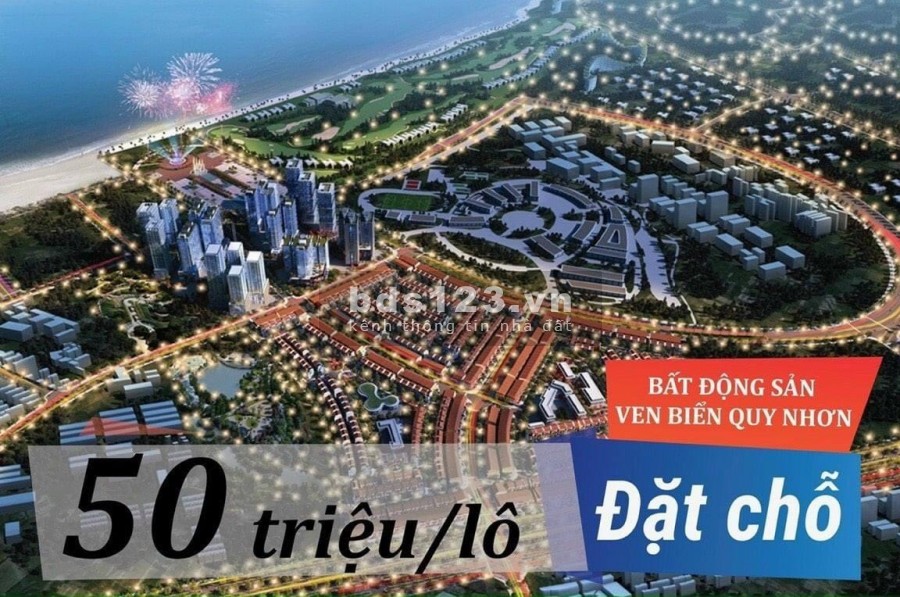 Đất nền giá rẽ nhất thị trường Quy Nhơn sở hữu lâu dài, tiện ích đẳng cấp, bàn giao ngay