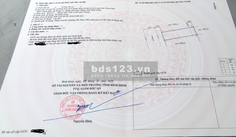 Vỡ nợ mùa dịch cần ra gấp 2 lô LK02-14 ở Nhơn Hội để trốn nợ, công chứng sang tên liền tay