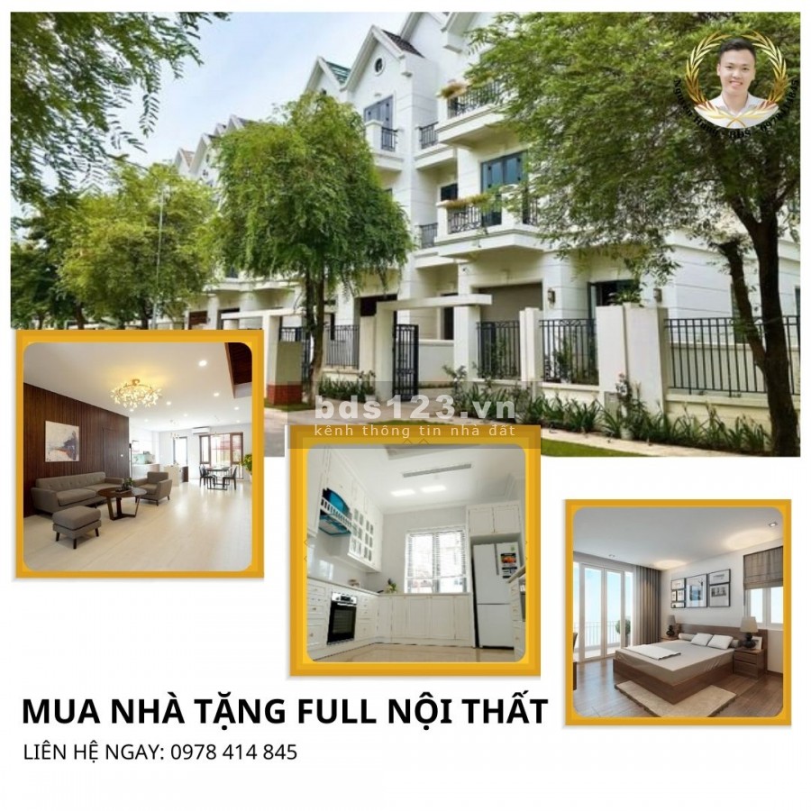 Mua biệt thự chỉ với 3 tỷ mua nhà tặng nội thất, chiết khấu tối đa lên đến 7% pháp lí đầy đủ