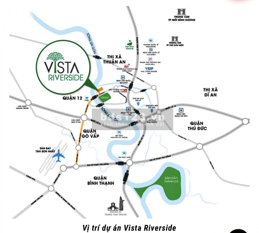 Hot! Cơ hội cuối cùng sở hữu căn hộ Vista Riverside,Trả trước chỉ 400tr, sắp bàn giao