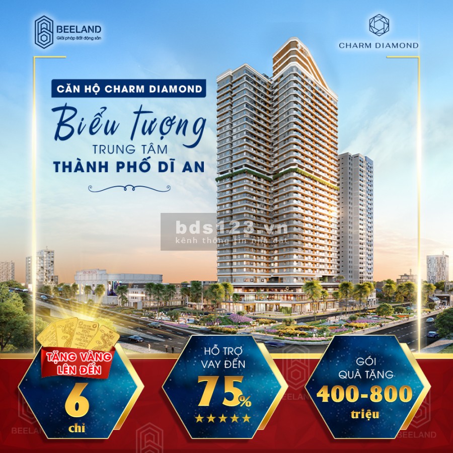 Charm City chung cư đẹp chuẩn 5 sao sở hữu vinhoms đầu tiên tại thành phố Dĩ An, giá tốt