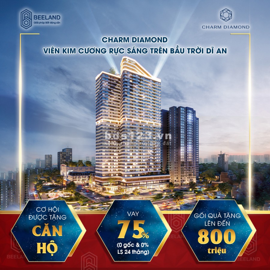 Charm City chung cư đẹp chuẩn 5 sao sở hữu vinhoms đầu tiên tại thành phố Dĩ An, giá tốt