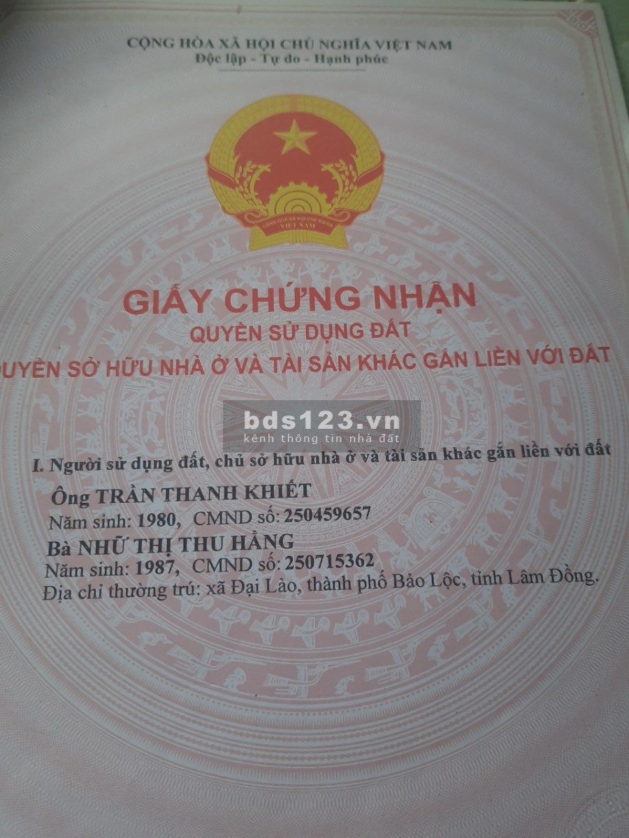 Chính chủ cần bán miếng đất tâm huyết gần khu dân cư liên hệ 0784171416 sổ sẵn chính chủ