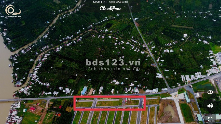Đất nền khu dân cư Vạn Phát Hậu Giang 480 triệu, gần trung tâm thương mại sổ sẵn đầy đủ