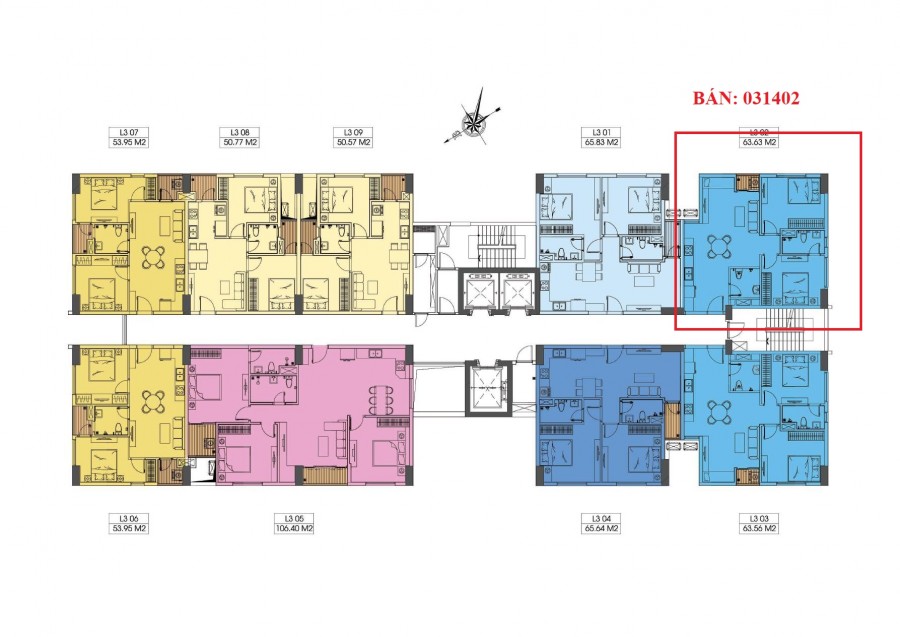 Căn góc 2PN hướng Đông Nam tài chính 650tr nhận nhà dự án Le Grand Jardin - CK6% - HTLS0% 12 tháng