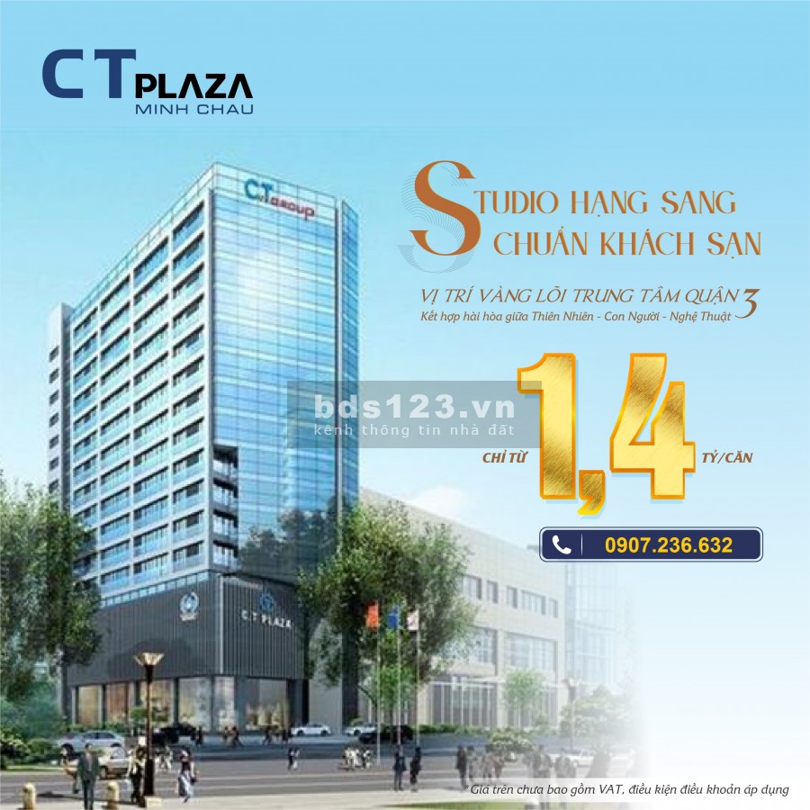Bán căn hộ văn phòng chuẩn 5*, mặt tiền đường Lê Văn Sỹ quận 3.Giá chỉ từ 1,4tỷ
