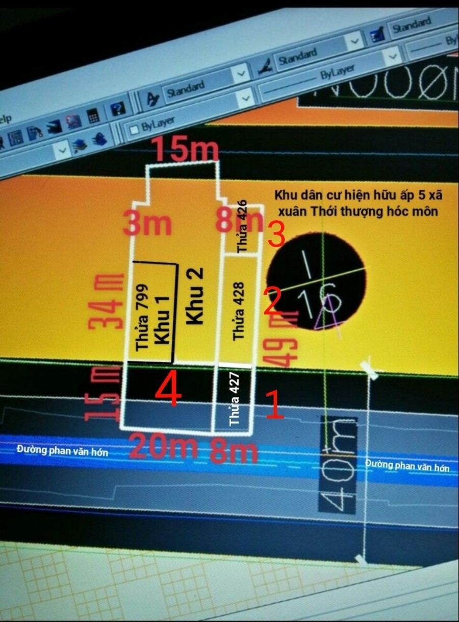 Bán đất mặt tiền Đường Phan Văn Hớn, Xã Xuân Thới Thượng, Hóc Môn, Hồ Chí Minh