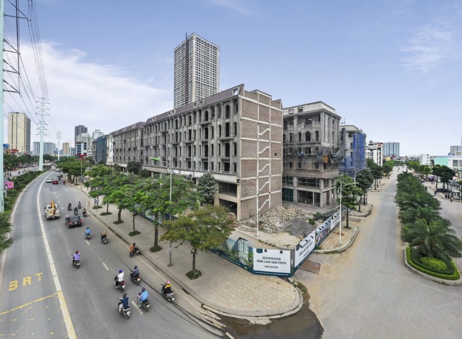 Chủ nhà bán cắt lỗ shophouse 2 mặt tiền Him Lam Vạn Phú, đúc kiên cố 6 tầng sổ sẵn chính chủ