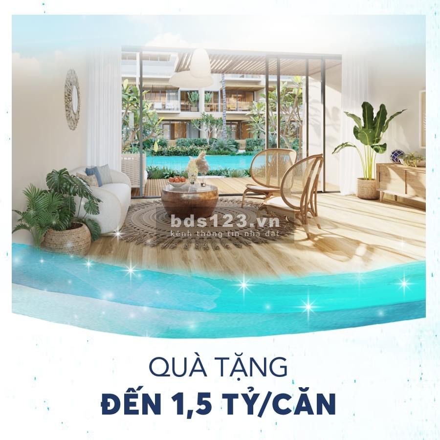 Nhà Vườn Biệt Thự bên Biển, thiết kế 2 mặt tiền cam kết mua lại với lãi suất 6%