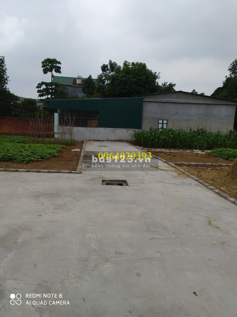Chính chủ cần ra đi lô đất 2 mặt tiền tại Hòa Lạc gần đường 420 chỉ 590 triệu sổ sẵn chính chủ