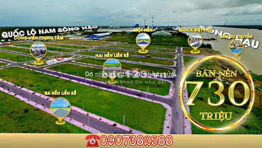 Đất nền giá rẻ mặt tiền quốc lộ liên hệ xem đất 0907382588, pháp lý đầy đủ rõ ràng