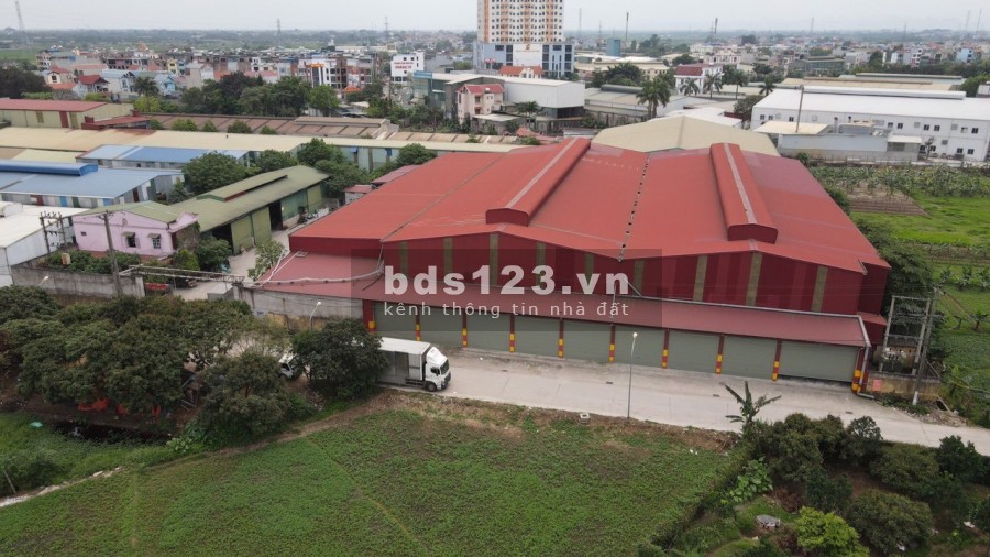 Cho thuê nhà xưởng 7000m2 mặt tiền đẹp ở Hà Đông, Hà Nội.