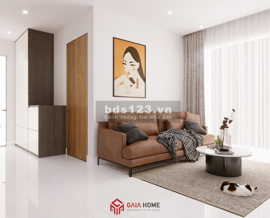 Duy nhất căn hộ 2 phòng ngủ 1 vệ sinh Full đồ đẹp, cho thuê 8.5tr/ tháng tại Vinhomes Smart City