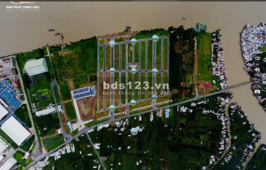 Đất nền giá tốt nhất thành phố Cần Thơ Vạn Phát Sông Hậu - Hạ tầng hoàn thiện 100%