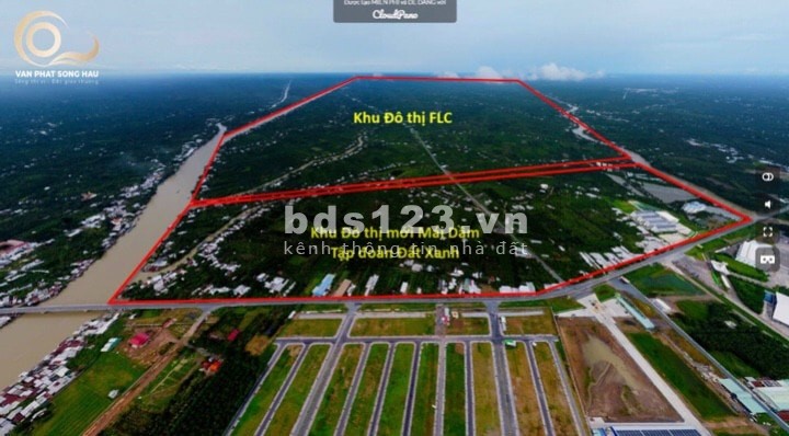 Đất nền giá tốt nhất thành phố Cần Thơ Vạn Phát Sông Hậu - Hạ tầng hoàn thiện 100%