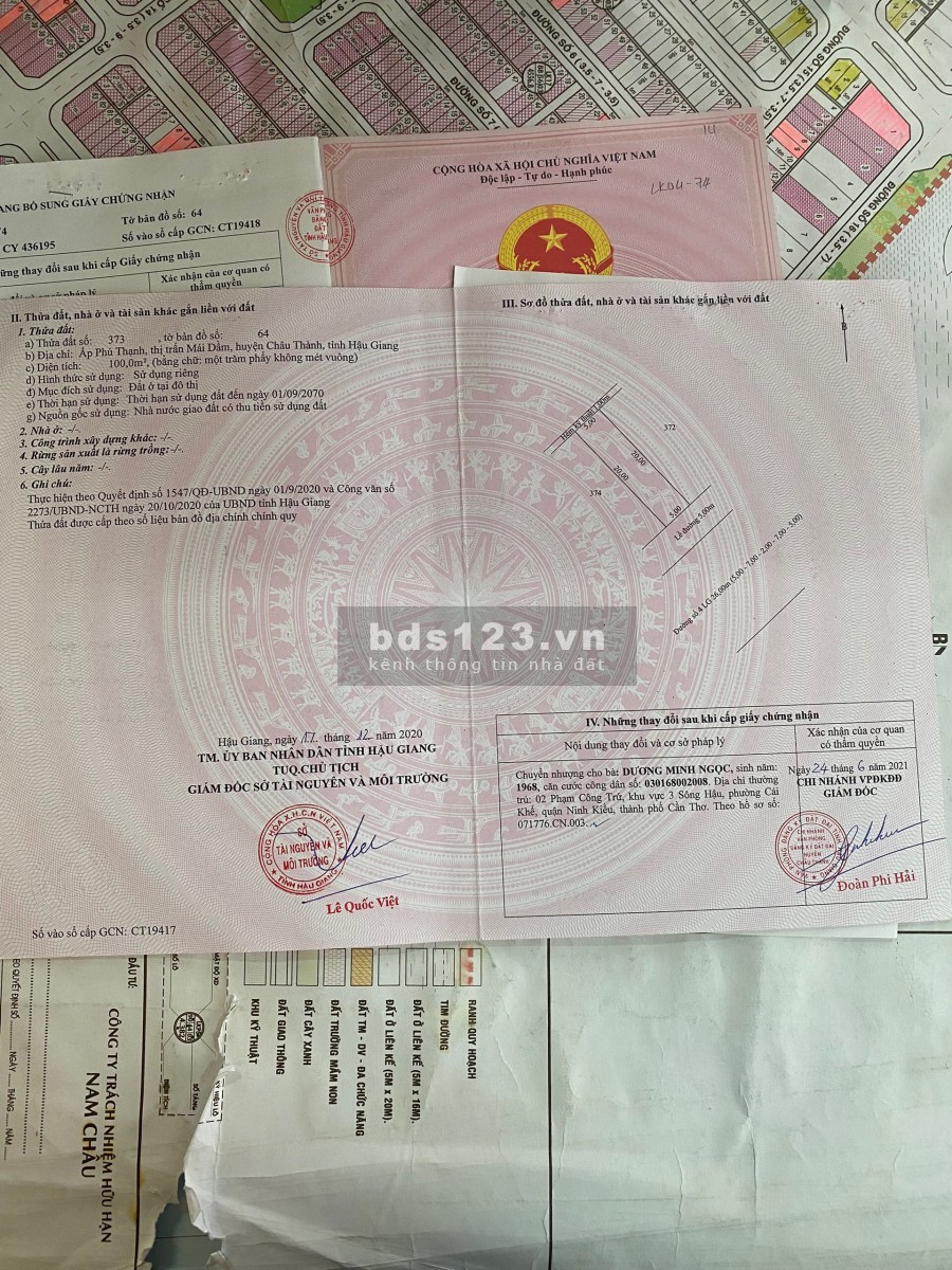 Đất nền vị trí đẹp giá rẻ cần thơ tiềm năng sinh lời cao sổ đỏ từng nền sang tên nhanh