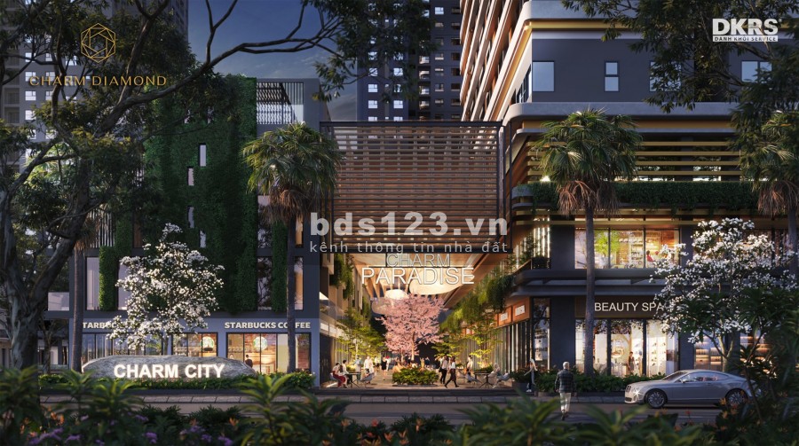 Đẳng cấp 5 sao cho cư dân tại Charm City sở hữu căn hộ trung tâm Dĩ An chỉ 199 triệu
