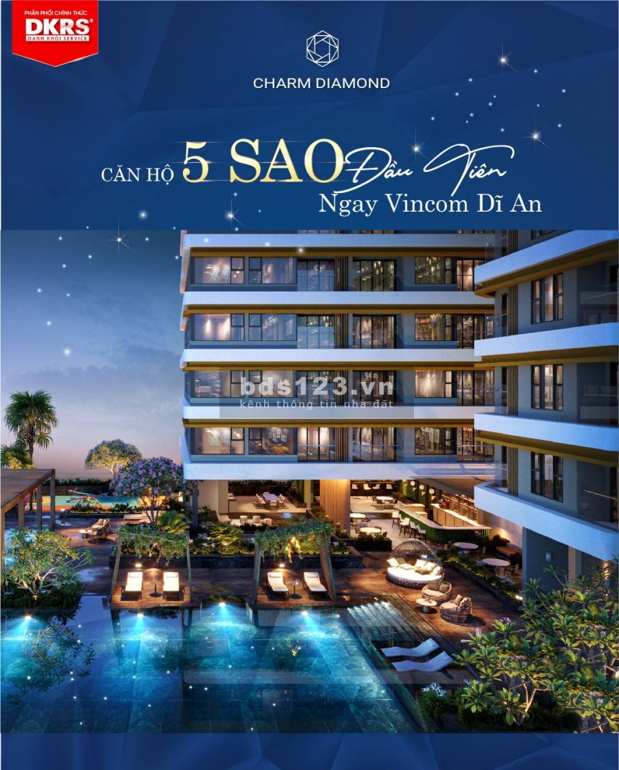 Đẳng cấp 5 sao cho cư dân tại Charm City sở hữu căn hộ trung tâm Dĩ An chỉ 199 triệu