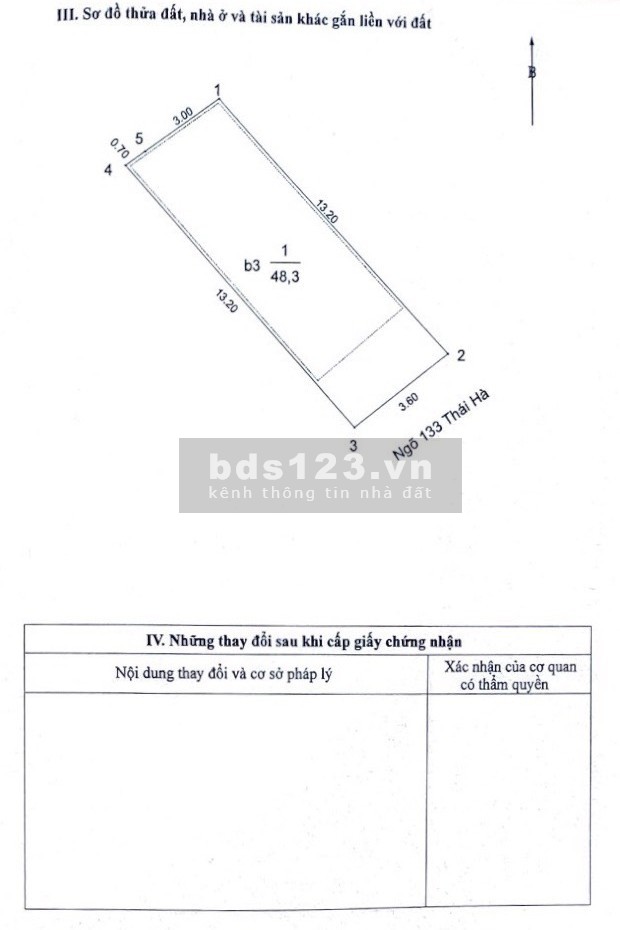 Cần bán gấp mảnh đất đẹp tại Thái Hà, ô tô tải vào đất, vài bước chân ra mặt phố, lh 0818.968.639