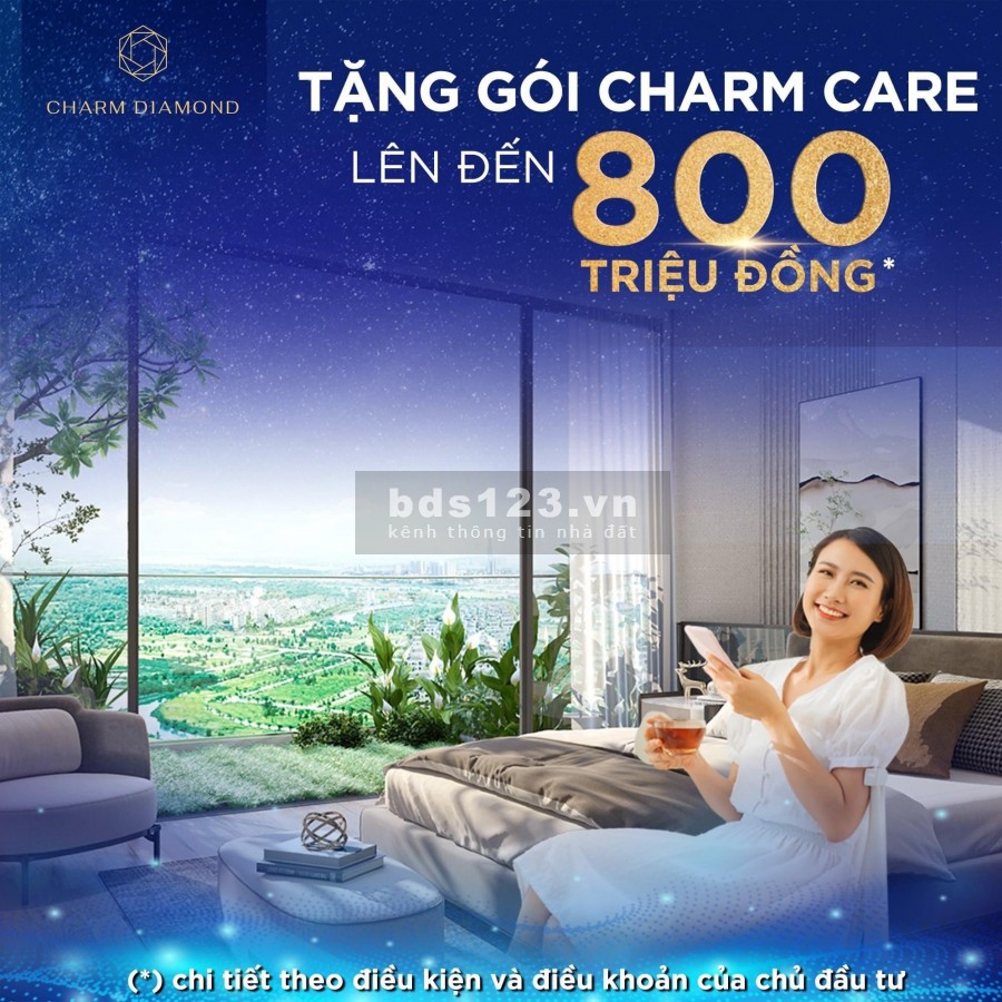 Bán căn hộ Charm City cuối cùng đẹp nhất thanh toán 25%(300tr) sỡ hữu lâu dài, lh 0908414939