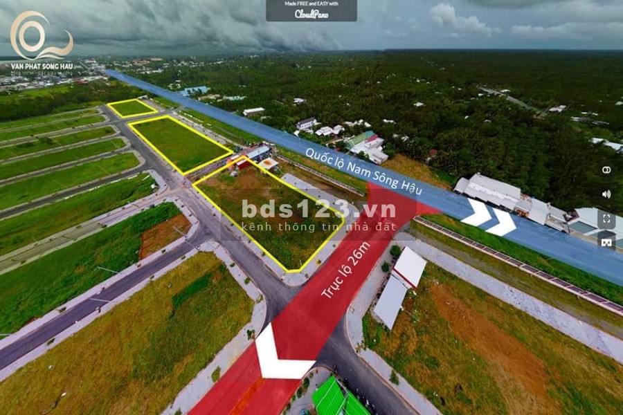 Đất nền tại dự án Khu dân cư Vạn Phát, giá tốt đầu tư ngân hàng hỗ trợ vay, chiết khấu khủng