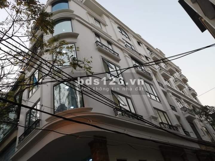 Bán nhà 8 tầng thang máy Trung Kính, lô góc 2 mặt ngõ rộng 10m, ô tô tránh, lh O94368O2O5