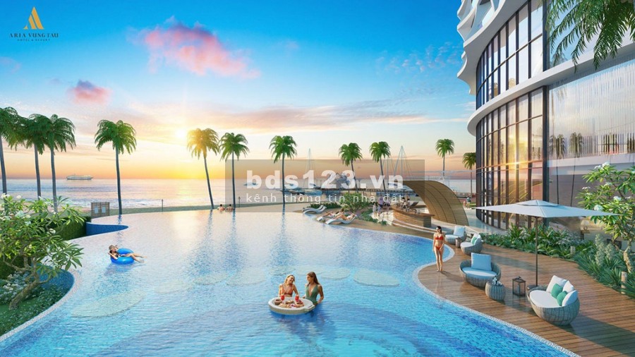 Bán căn hộ nghĩ dường cao cấp chung cư Aria Vũng Tàu, pháp lí đầy đủ, bàn giao ngay