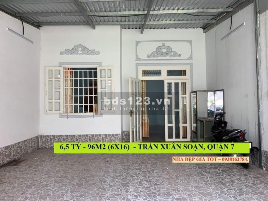 Bán gấp nhà Quận 7 diện tích 96m2 Đường Trần Xuân Soạn ô tô vào nhà giá thương lượng 6.5 tỷ