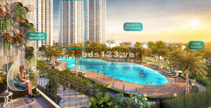 Bán căn hộ 2PN - 1VS diện tích 55m2 dự án Imperia Smart City - Tây Mỗ full nội thất cơ bản