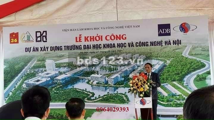 Cần tiền xây nhà mình bán nhanh lô đất diện tích 75m2 tái định cư Đại Học Quốc Gia Hà Nội