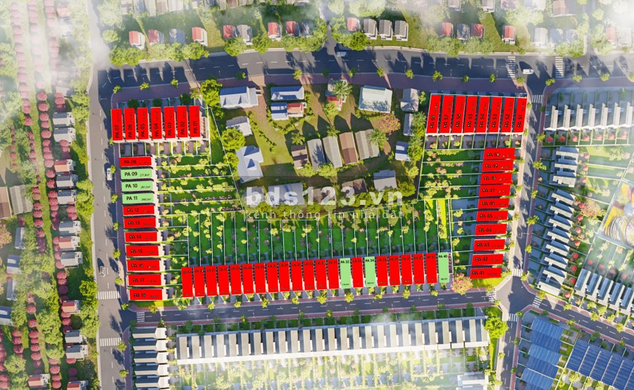 Chỉ còn 6 nền duy nhất khu PA - Khu PB tiếp giáp công viên giá chỉ từ 578 triệu thổ cư 100%