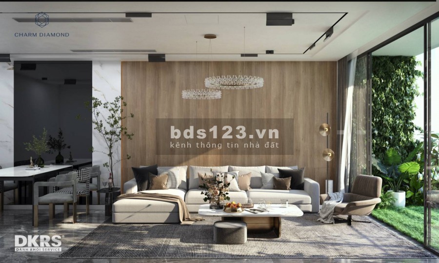 Căn hộ Bình Dương 2 phòng ngủ, 2 ban công, view đẹp, thiết kế thông minh kiến trúc đẹp