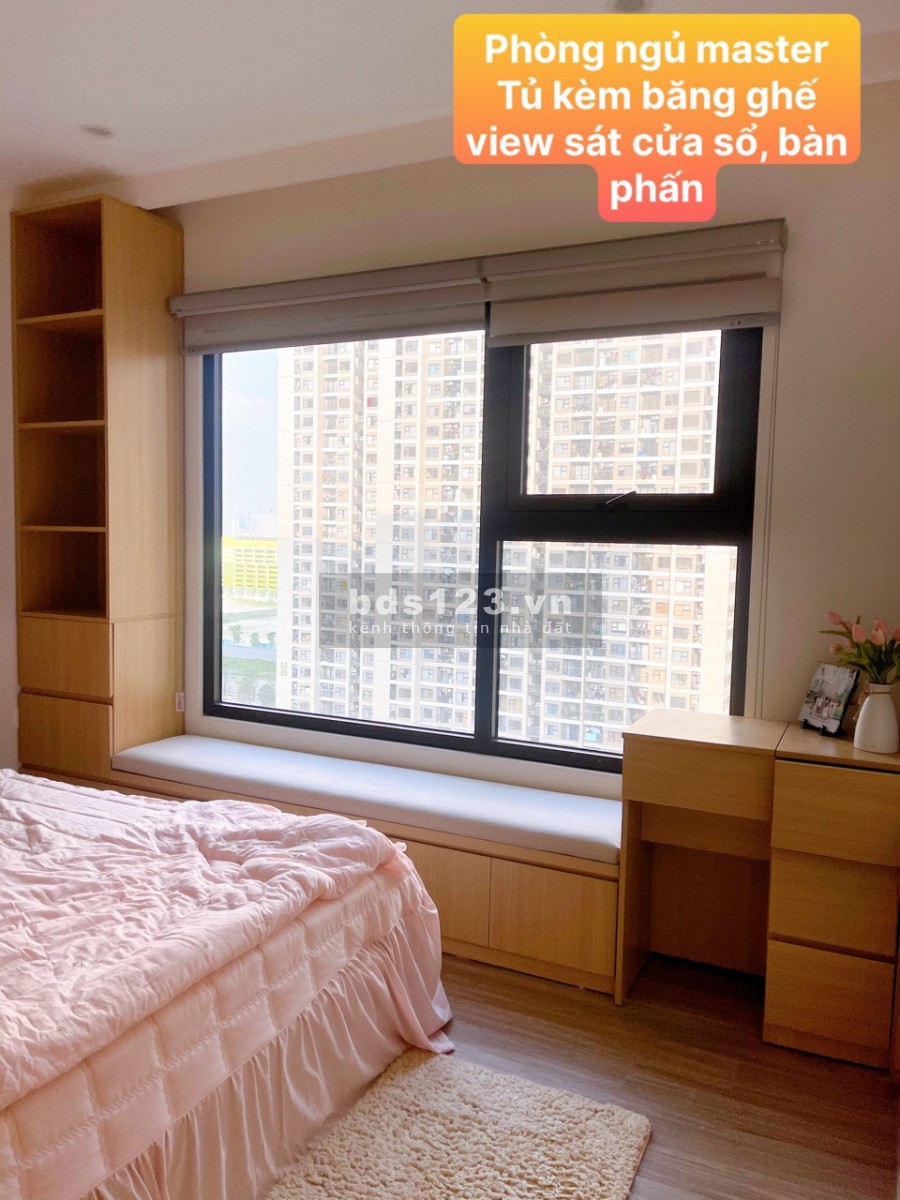 Căn 3 ngủ 2WC Full đồ cho thuê 8.5tr/ tháng trong 4 tháng đầu tại Vinhomes Smart City sau 10tr/ th.