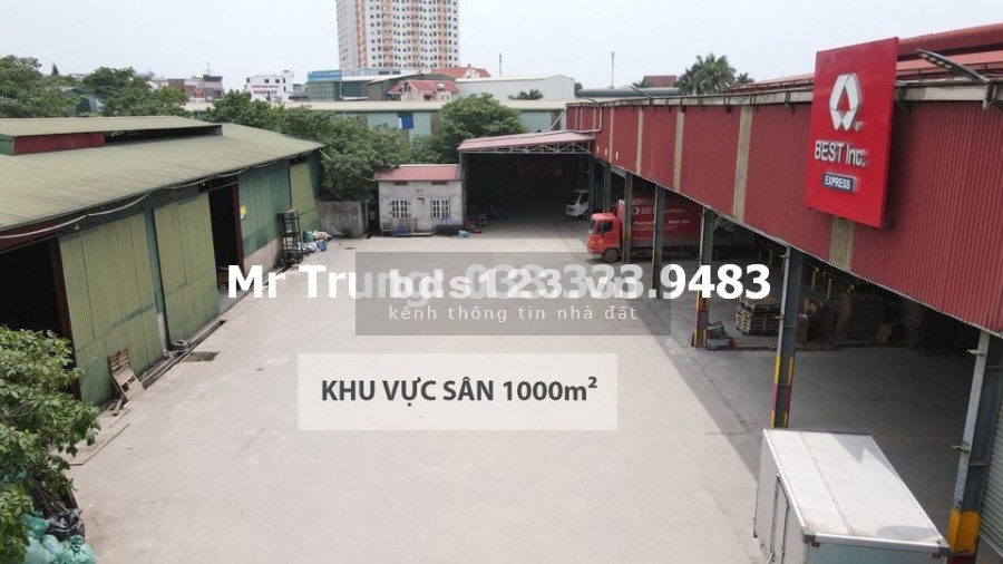 Cho thuê nhà xưởng diện tích 7000m2 tại Biên Giang, Hà Đông giá 45 nghìn/m2/tháng