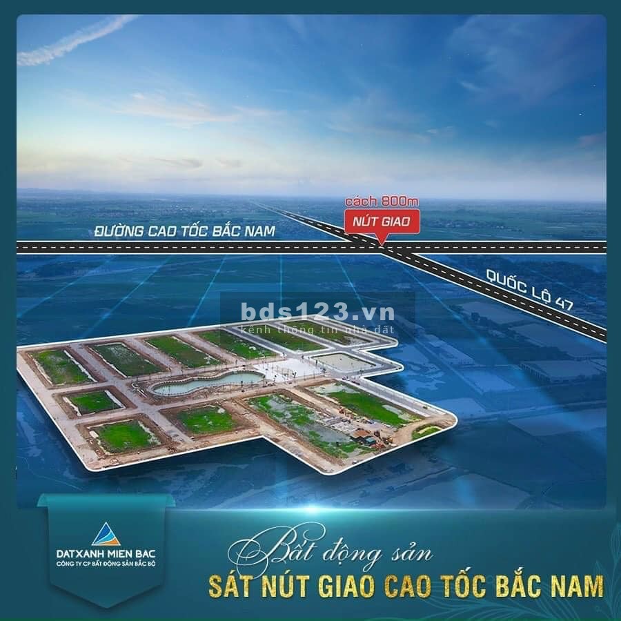 Bán đất nền ngay nút giao cao tốc Bắc Nam Đông Sơn, điểm kết nối khu công nghiệp
