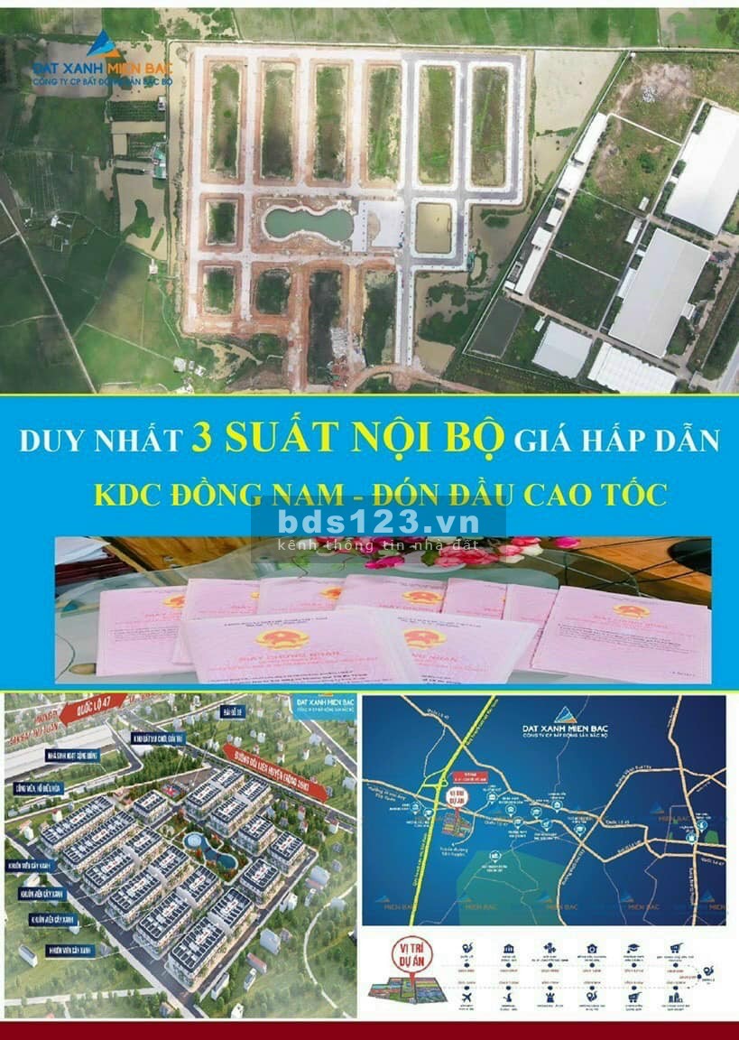 Bán đất nền ngay nút giao cao tốc Bắc Nam Đông Sơn, điểm kết nối khu công nghiệp