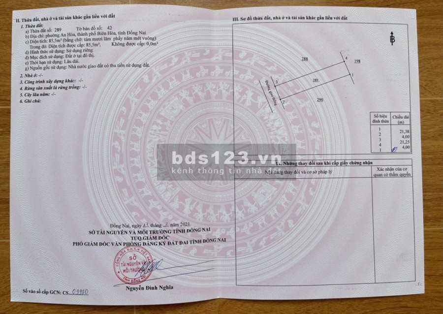 Cắt lỗ Mùa Dịch bán gấp Lô đất ngay phường An Hoà, tp Biên Hoà, Giá rẻ hơn thị trường 20%