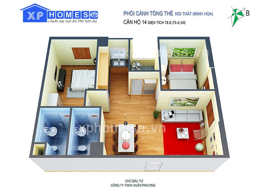Bán căn hộ giá rẻ gần Mỹ Đinh giá chỉ 1,2 tỷ di chuyên mỹ đình 15 phút nhận nhà ở ngay