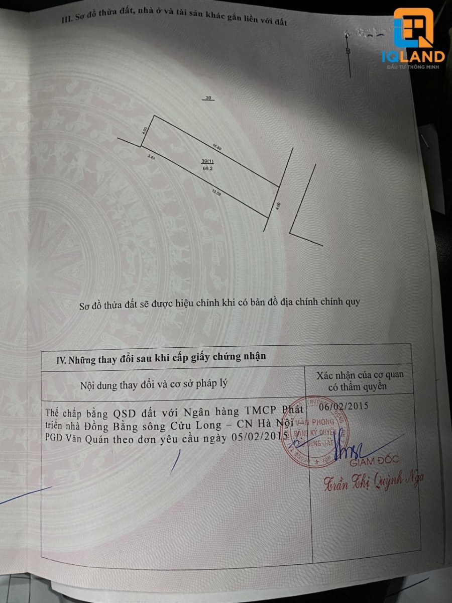 Cần bán gấp 66m2 Ngọc Giang, Vĩnh Ngọc, Đông Anh. liên hệ chính chủ 0362608492