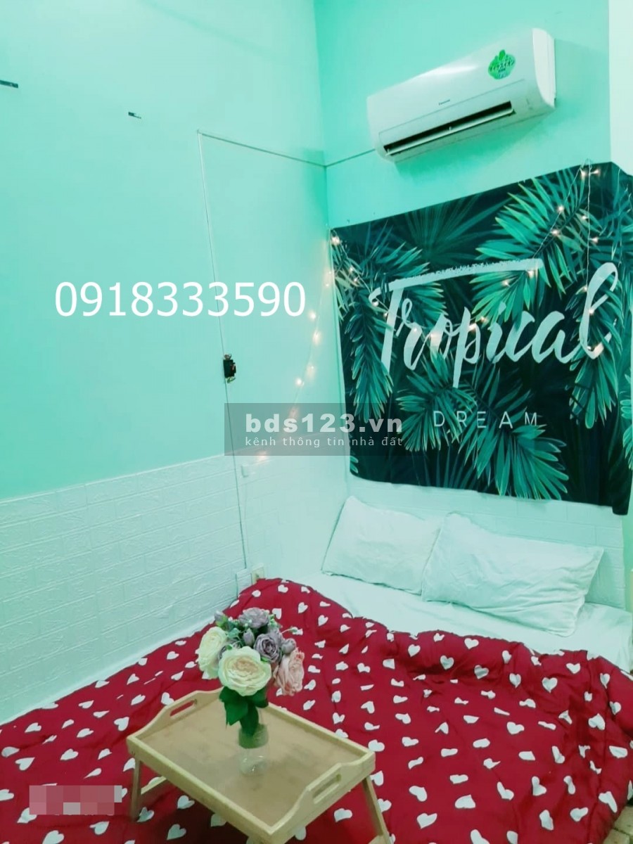 Cho thuê căn hộ mini có gác lửng đủ nội thất ở đường số 5.Phạm Hùng.Kế ngân hàng Vietcombank