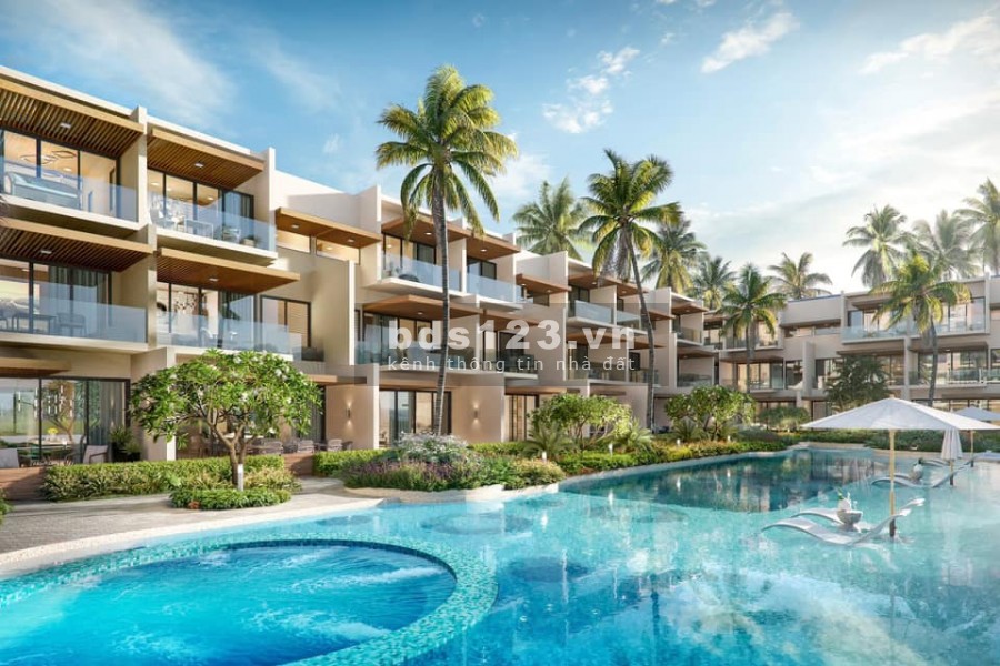 Chiết khấu khủng nhà phố biển Thanh Long Bay, tiện ích đủ, có hồ bơi riêng, diện tích 2000m2
