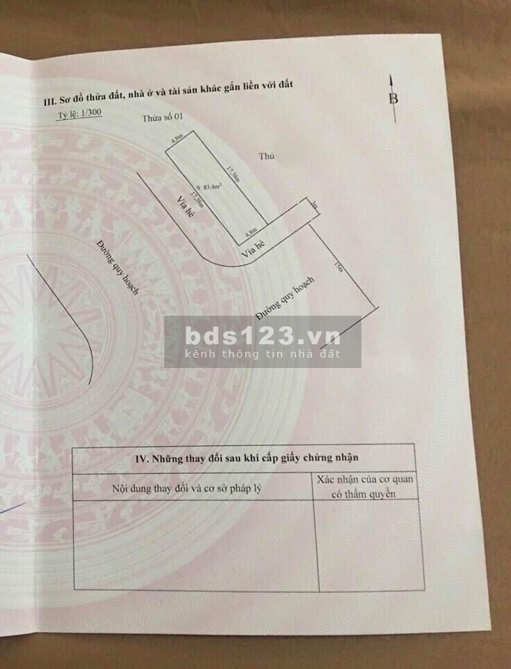 Bán lô góc đẹp nhất dự án TĐC Đồng Bồ, Hải An
