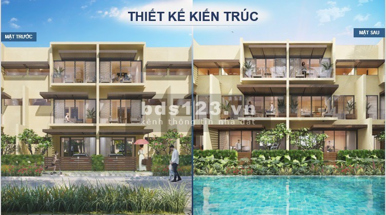 Chiết khấu khủng nhà phố biển Thanh Long Bay, tiện ích đủ, có hồ bơi riêng, diện tích 2000m2