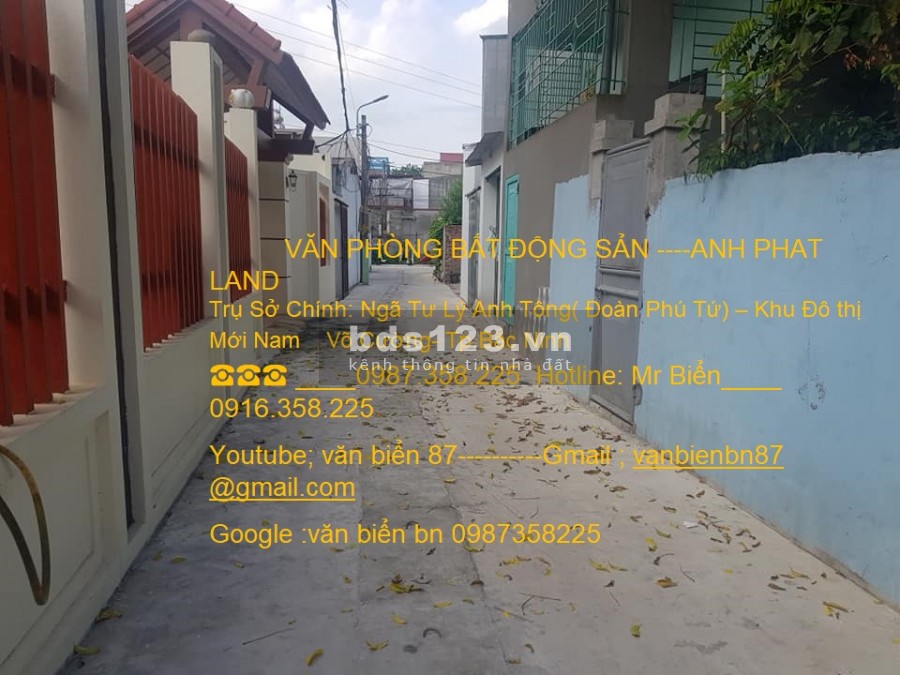 Chính chủ cần bán đất thổ cư khu Khả Lễ phường Võ Cường thành phố Bắc Ninh