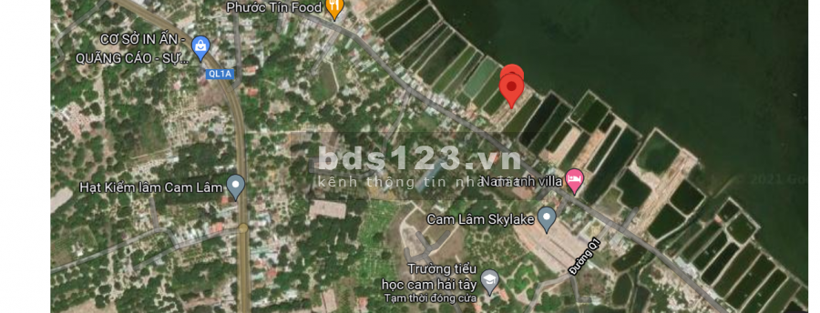 Bán đất sát Đầm Thủy Triều, Cam Lâm, Khánh Hòa, giá từ 23tr/m2, sổ đỏ, sử dụng lâu dài