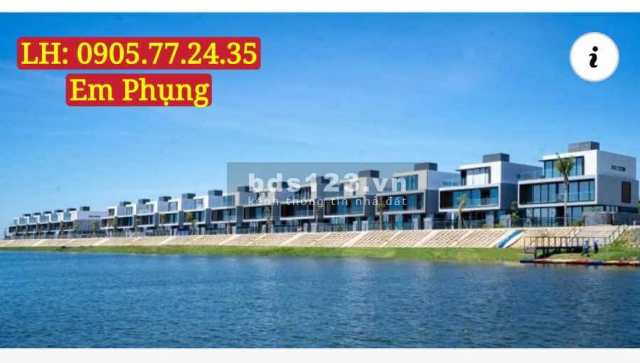 Chính chủ cần tiền bán nhanh lô biệt thự mặt sông tại Đà Nẵng tiện ích đầy đủ, bàn giao ngay
