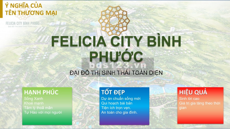Chỉ từ 3,5 triệu/m2, sở hữu ngay Felicia City, khu đô thị sinh thái đầu tiên tại Bình Phước