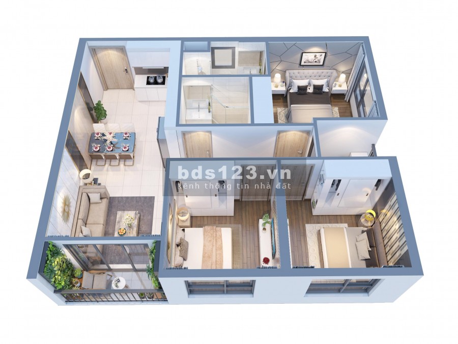 Căn hộ cao cấp Vinhomes New Center Hà Tĩnh 1-3PN già từ 1 tỷ, đường Hàm Nghi