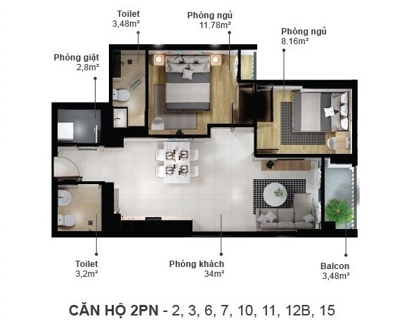 Sở hữu ngay căn hộ cao cấp chỉ 423 triệu đặt chuẩn xanh, hiện đại, tiện ích đầy đủ, sổ sẵn